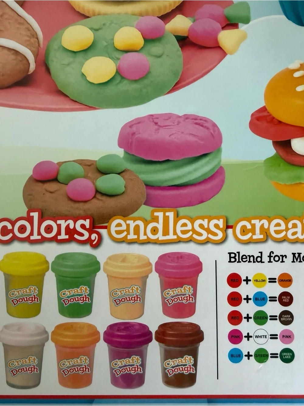 Craft Dough 10-Pack - Multicolor Modeling Set